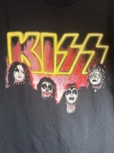 Kiss Band Shirt Vintage XL "All Sport" Tag Tour Graphic T-shirt 1990s Vintage - Picture 1 of 24