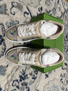Kate Spade Erin Spade Festival-Sneaker Blumen Größe 7B neu im Karton FS UVP 159 $ - Bild 1 von 7