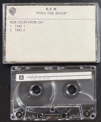 R.E.M. Find The River '92 In-House Test Pressing Acetate Cassette Audio Tape REM - Image 1 of 2