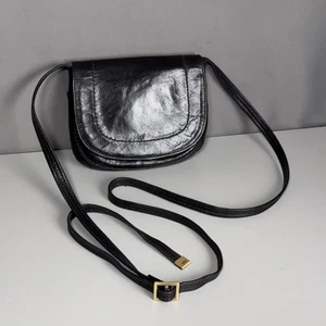Hobo International schwarze Leder Mini Umhängetasche verstellbarer Riemen Vintage - Bild 1 von 22