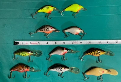 Lote de señuelos Mann’s Razorback Deep Razorback Crankbait Foto 1 de 2