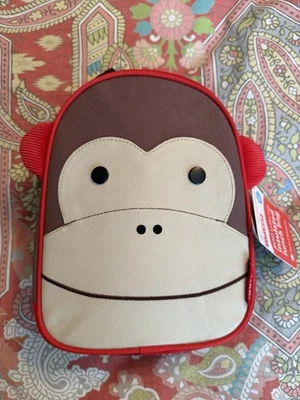 Skip Hop Zoo Monkey  Lunch Bag Insulated - Image 1 of 4