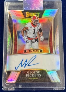 GEORGE PICKENS 2022 CHRONICLES SELECT IN FLIGHT RC AUTO 34/99 - Picture 1 of 2