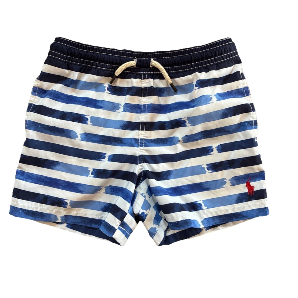 Polo Ralph Lauren - Boys Swim Trunks Size 4T- Blue - Image 1 of 4