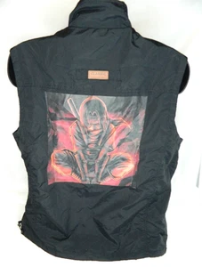 Outdoor Vest Mens Medium Naruto Itachi Uchiha Graphic Sleeveless Jacket Cosplay - Picture 1 of 10
