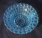Adams 1000 Eye Berry Bowl 45 Blue Color Pattern Glass