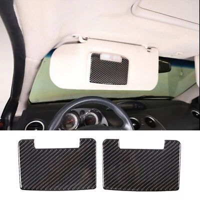 Panel decorativo espejo tocador fibra de carbono para Mitsubishi ECLIPSE 2006-2011 Foto 1 de 4