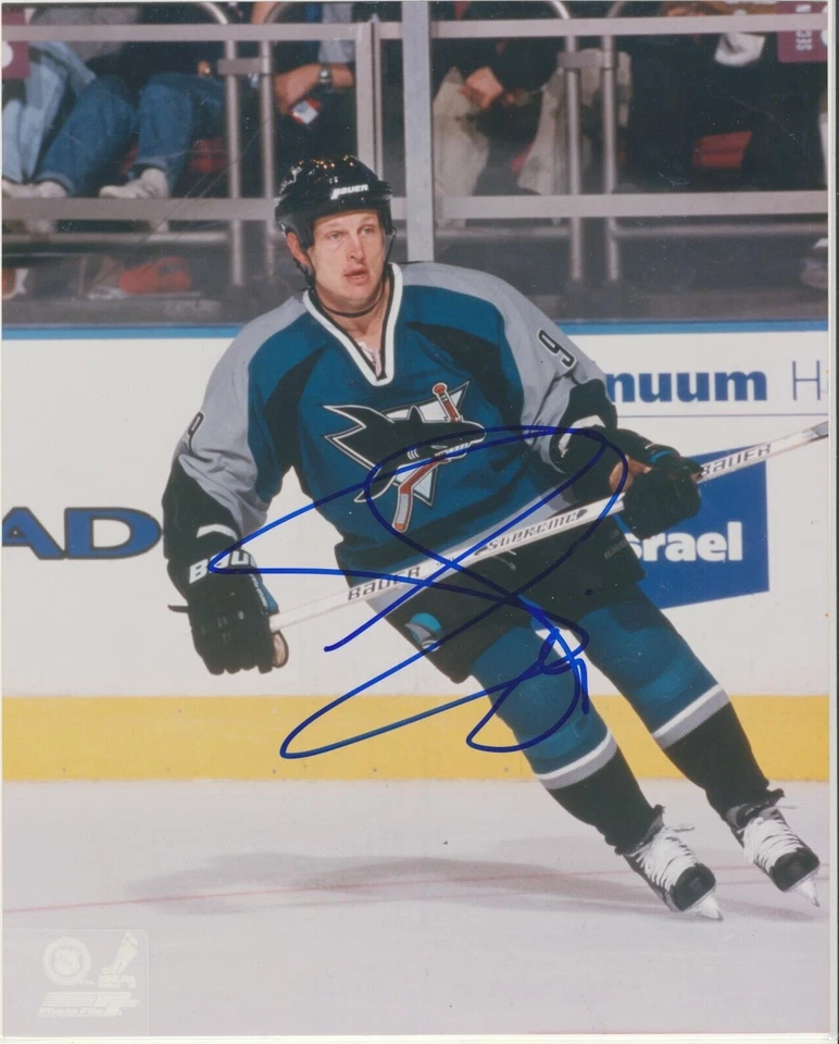 Tiburones de San José autografiados 8x10 Adam Graves D723 Foto 1 de 1