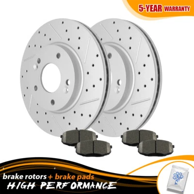 Frenos de disco delanteros rotores almohadillas de cerámica aptas para Kia Soul 2014 2015 2016 Foto 1 de 4