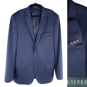 Lauren Ralph Lauren Boys Sports Coat Jacket Navy 18R - Picture 1 of 14