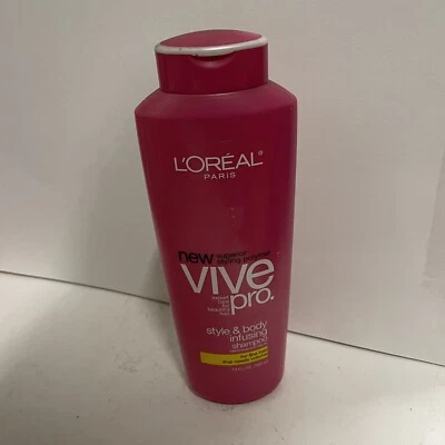 Loreal Vive Pro Style and Body Infusing Shampoo For Fine Hair That Needs Volume  - Image 1 of 2