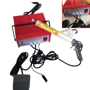 Powder Coating Machine Electrostatic Powder Coating System Spraying Kit Tool New - Picture 1 of 10