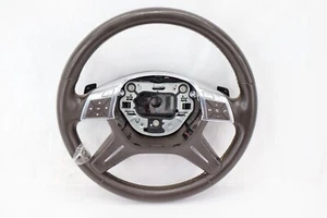 ✅ 13-16 Mercedes X166 GL450 ML550 Driver Steering Wheel w/ Paddle Shifters OEM - Picture 1 of 24