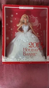 Exclusive Holiday 2013 Barbie Doll never removed from box. Good Luck Finding One - Picture 1 of 9