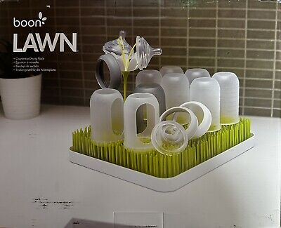 NIB Boon Lawn Countertop Dish Bottle Drying Rack - Green Model B373 • 19.61$