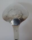 Picture back silver serving spoon London 1775 prob. by Thomas Wallis 18th cent.