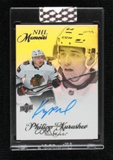 2020-21 Upper Deck Clear Cut NHL Memoirs Philipp Kurashev #M-KU Rookie Auto RC
