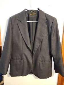 Giorgio di SantAngelo Womens Blazer Vintage Size 10 Black Wool Made In Egypt - Picture 1 of 9