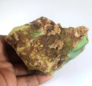 Arizona grüner Chrysokoll natürlicher 1328 kt seltener Edelstein grobes Mineralpräparat - Bild 1 von 5
