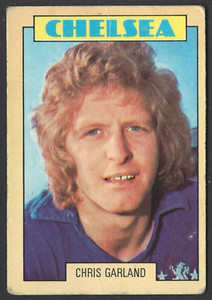 A & B C GUM - FOOTBALLERS (BLUE, 1-131) - #2 CHRIS GARLAND, CHELSEA