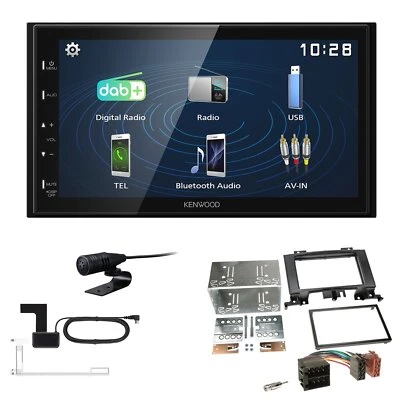 Kenwood 2DIN DAB+ Autoradio für Volkswagen VW Crafter ab 2006 schwarz - Bild 1 von 4