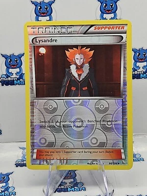 Lysandre 90/106 Reverse Holo XY Flashfire Pokemon LP - Image 1 of 2