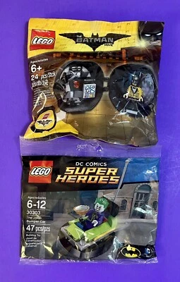 LEGO Batman Película: Batman Cave Pod #5004929 + Joker Bumper Car #30303 SELLADO Foto 1 de 4