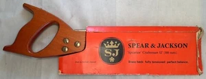 SPEAR & JACKSON #52 - 12” TENON SAW 14TPI - Spectacular with Cardboard Protector - Picture 1 of 7