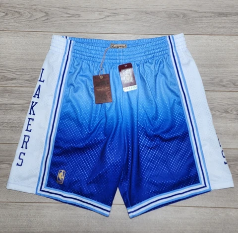 Los Angeles Lakers Basketball  Blue Shorts Mitchell & Ness NBA Size 2XL Cover