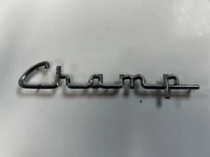 1962 STUDEBAKER CHAMP P/U RARE ORIGINAL CHAMP EMBLEMS.. Qty 2 - Picture 1 of 7