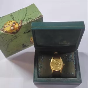 1979 Rolex Oyster Perpetual Date 18K Yellow Gold Ref 1503 Swiss Watch Leather Ba - Picture 1 of 12
