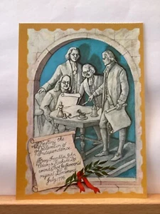 Declaración de Independencia: - Postal vintage - Imagen 1 de 3