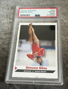 SIMONE BILES ROOKIE 2014 Sports Illustrated SI for Kids Olympic PSA 8 (MC) - Picture 1 of 2