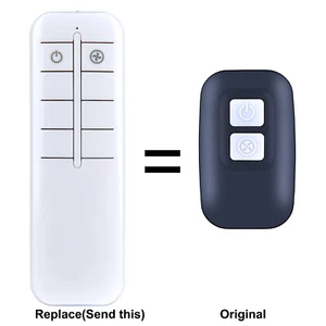 Replace Remote Control For Lasko 2033665D 2033665C 2033665 2033665A 2 Button - Picture 1 of 9