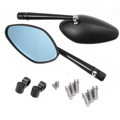 Антибликовое зеркало заднего вида для KAWASAKI Z1000 Versys 650 1000 ER6n KLR650 -x300 - Изображение 1 из 4