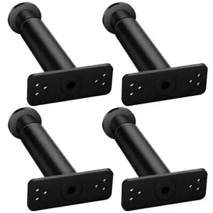4Pcs Furniture Adjustable Legs Metal Bed Support Leg Heavy Bed Replacement Legs - Picture 1 of 15