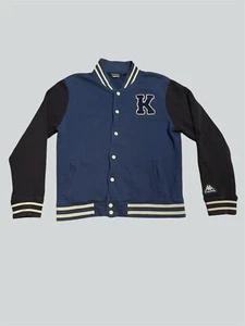 KAPPA vintage 2000’s y2k blue and white varsity jacket  - Picture 1 of 8