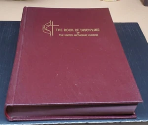 1973 Book Discipline Of The United Methodist Church Episcopal Maroon Hardcover - Foto 1 di 9