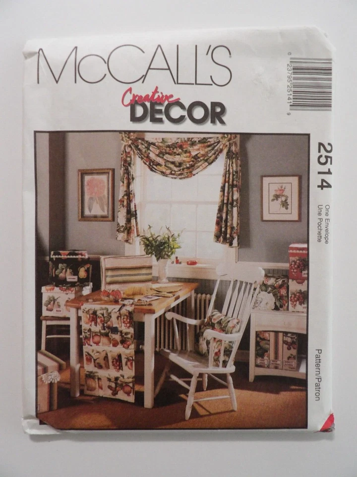 McCall's Pattern 2514 ~ Home Decor Creative Office Organizers Covers Uncut - Image 1 of 3