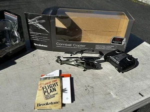 Brookstone U-Control Combat Copter Remote Control Helicopter Toy For Parts - Picture 1 of 21