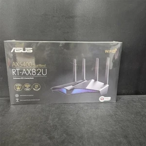 ASUS RT-AX82U WiFi 6 Cable & Fibre Router AX 5400 Dual-band w RGB Light -FPL -CP - Picture 1 of 4