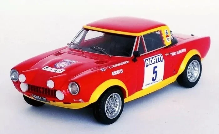 TROFEU,FIAT 124 Abarth Rallye #5 1000 Lakes rallye 1974 L.KINNUNEN / A.AHO - ... - Image 1 of 1