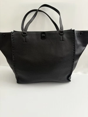Rebecca Minkoff Large  Studded Darren Tote /Shoulder Bag Black Leather EUC - Image 1 of 4