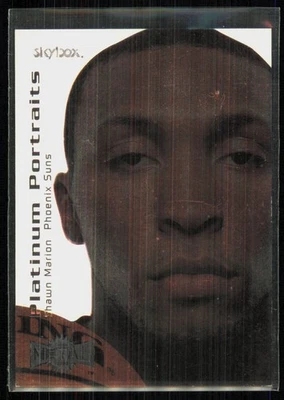 Skybox Platinum Portraits 1999-00 Shawn Marion novato Phoenix Suns #9PP Foto 1 de 2