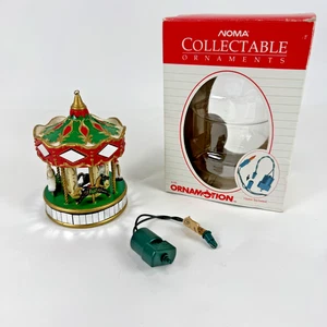 Vintage Noma Ornamotion Sammlerstück Ornament Karussell Pferd (1989) - Bild 1 von 7