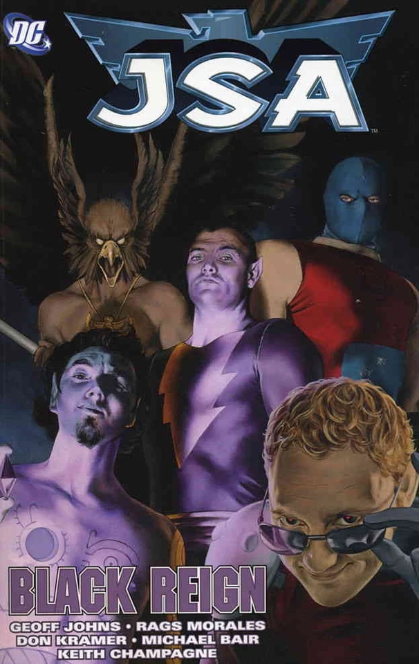 JSA TPB #8 EN MUY BUEN ESTADO; DC | Black Reign - con bolsa + placa Foto 1 de 1