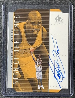 ANTAWN JAMISON 1998-99 SP AUTÉNTICO #AJ SIGNO DE LOS TIEMPOS PLATA RC AUTO MAGOS Foto 1 de 2