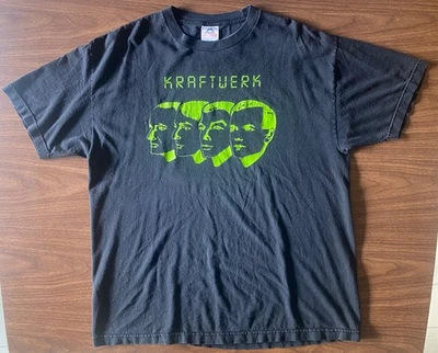 KRAFTWERK T-Shirt computerwelt 80s Electro Synth Pop Krautrock 90s vintage RARE - Image 1 of 4