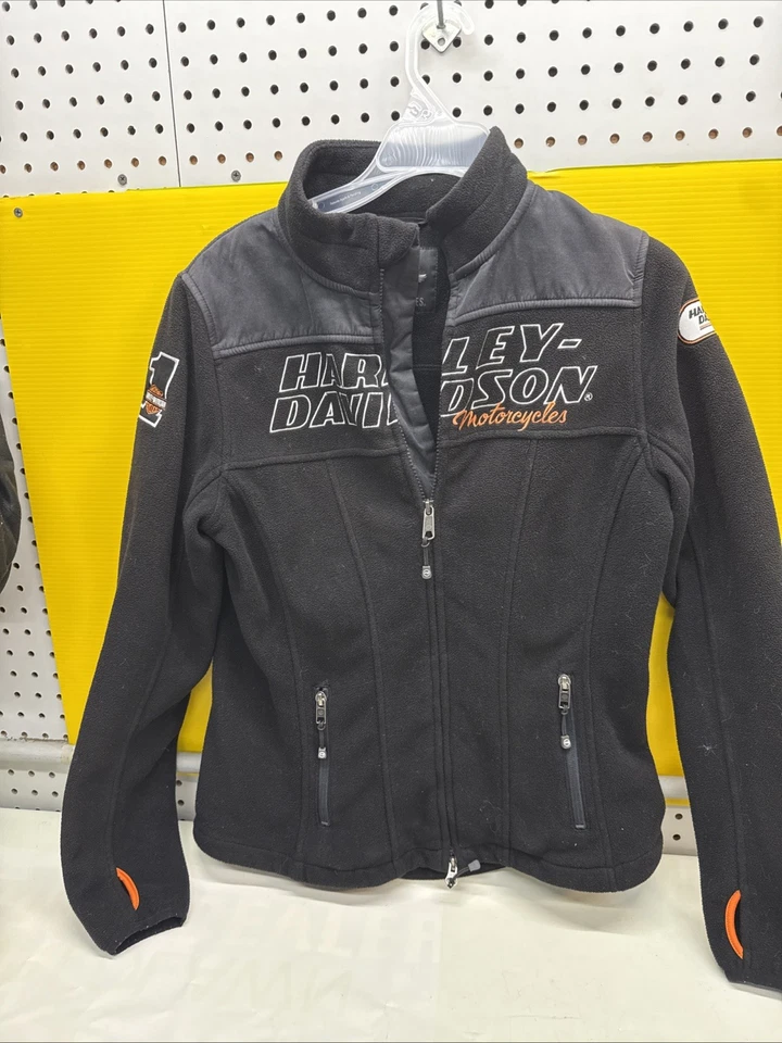 Chaqueta polar con cremallera Harley Davidson para mujer talla M mediana  Foto 1 de 3