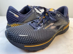 BROOKS Adrenaline GTS 22 Running Shoes Support Cushion Comfort Blue MENS 11 45 - Picture 1 of 10